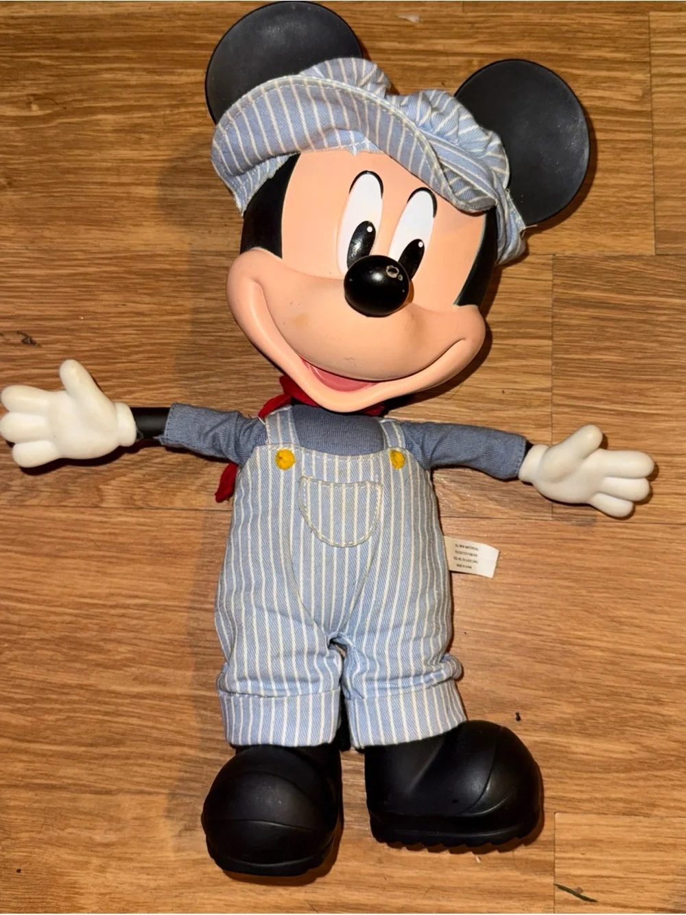 Disney Mickey Mouse Plush in Black, White, Blue, Red